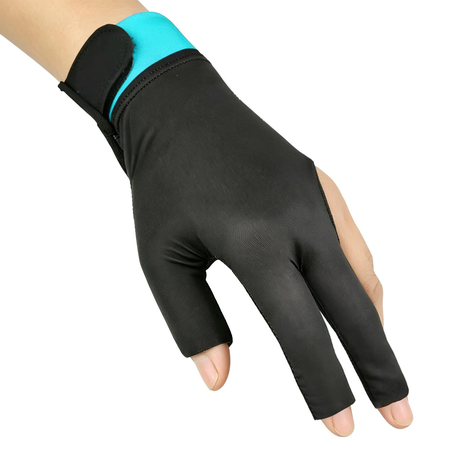 Men Accessories For Hand - Pool Glove Left Hand 3-Finger Left