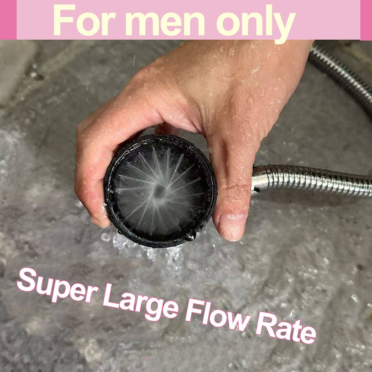 Men Accessories For Hand - High Pressure Handheld Shower Head ,Flushing