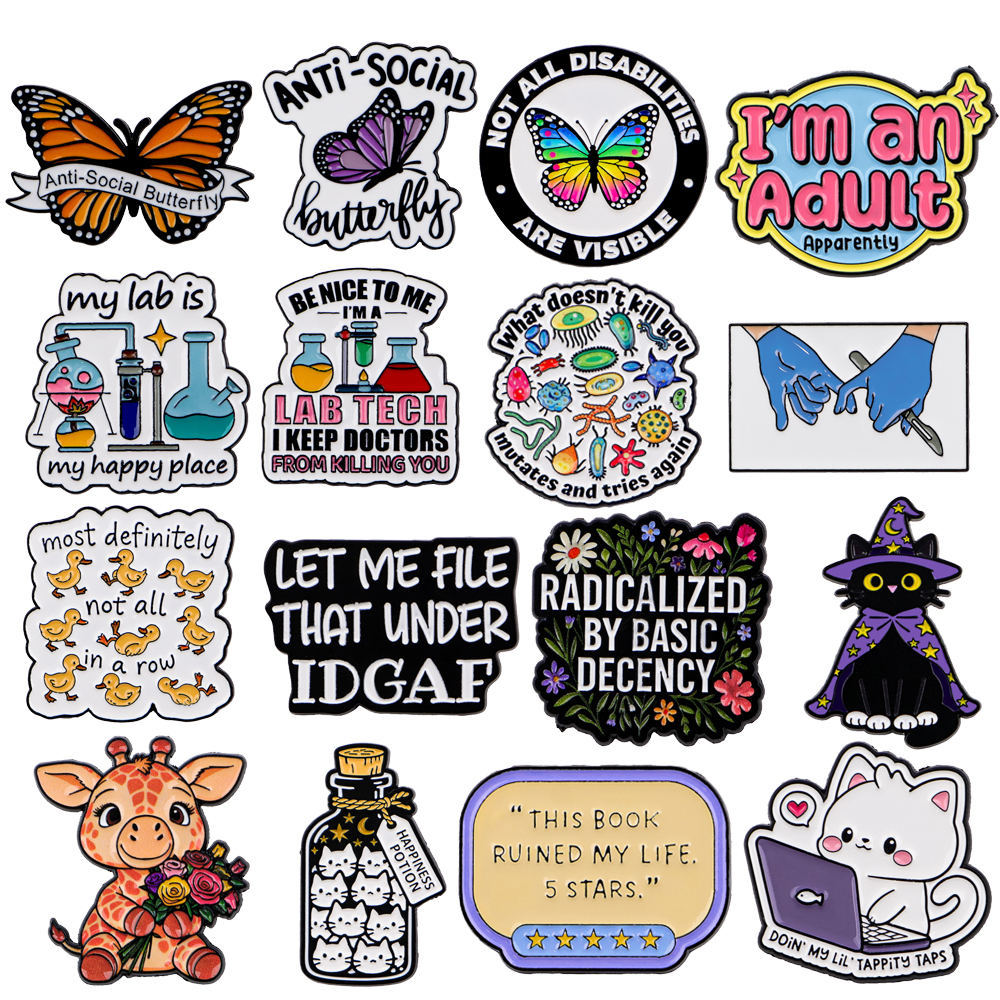 Men'S Accessories Quotes - I'm an Adult Apparently Lapel Pins