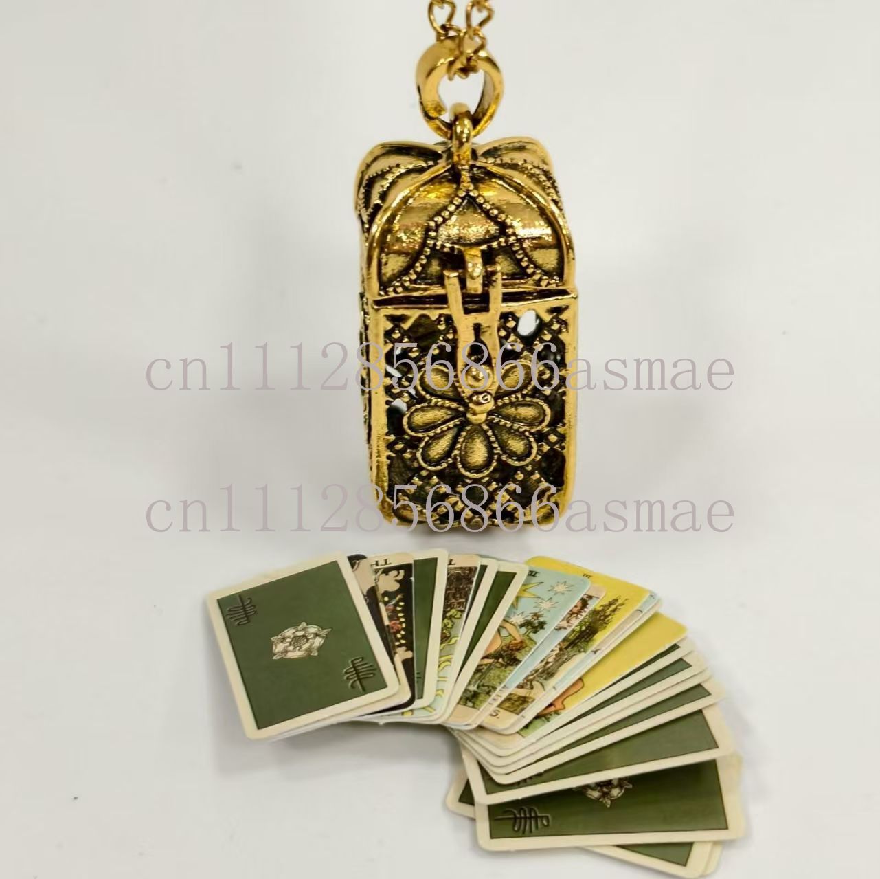 Men Accessories Pendant - Vintage Alloy Tarot Card Pendant Necklace