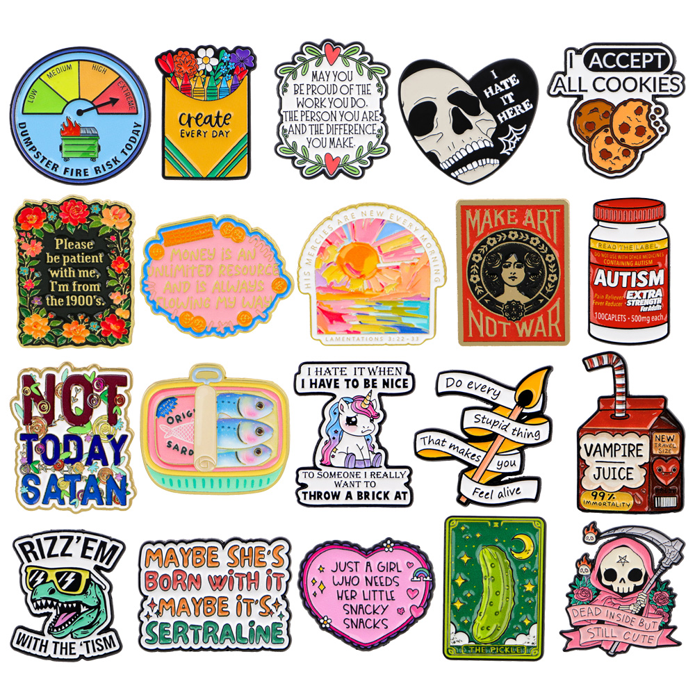 Men'S Accessories Quotes - CREATE EVERY DAY Quotes Soft Enamel
