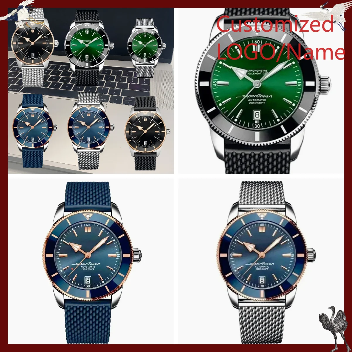 Men'S Accessories Jewelry Bracelet - A1212 Store Customized Watches 46mm Sport