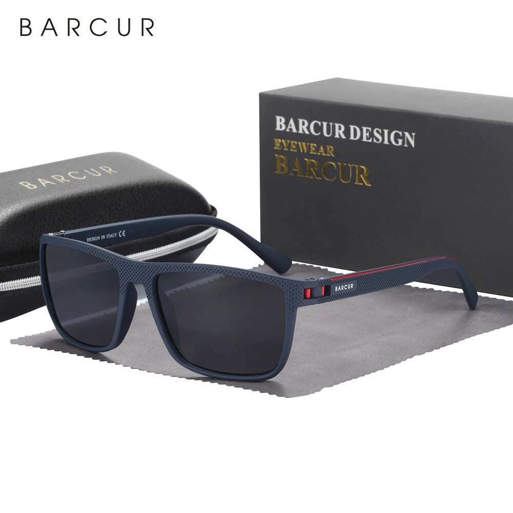 Men'S Accessories Designer - BARCUR Design TR90 Sunglasses Men Polarized