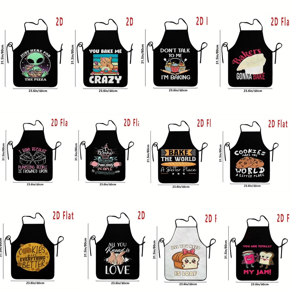 Men'S Accessories Quotes - Funny Baking Quote Printed Apron for