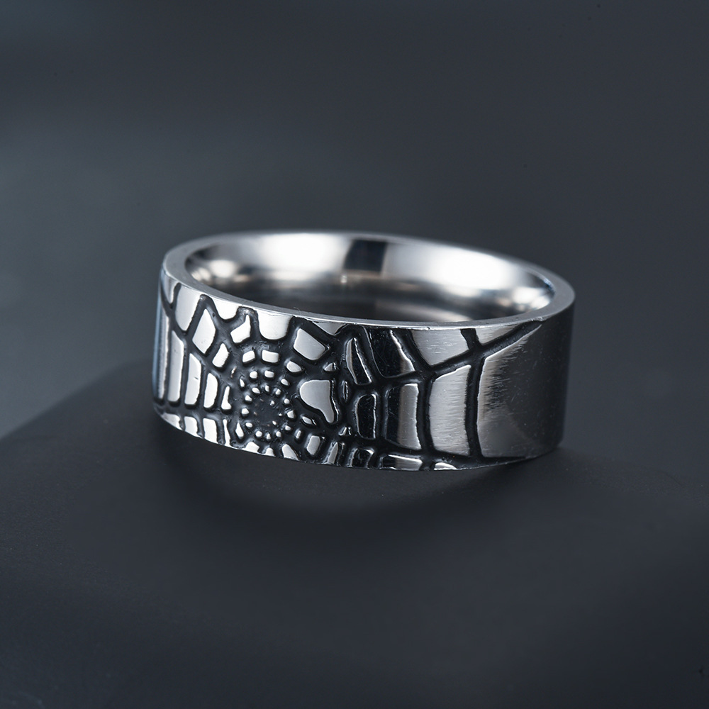 Stainless Steel Simple Spider  - Men Accessories Name avis et prix