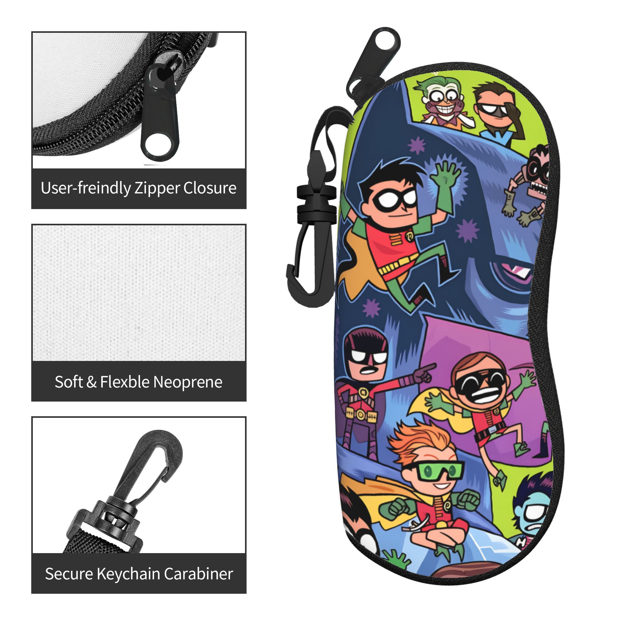 Teens Titans Go  Glasses Case  - Men'S Accessories Go Outdoors avis et prix