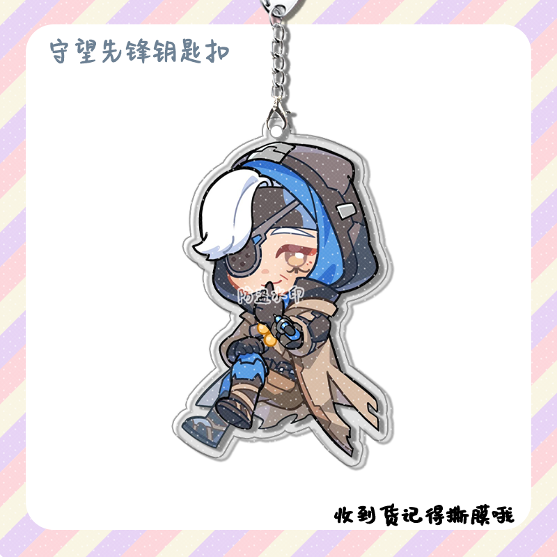 4pcs Anime Game Overwatch  Col - Men Keychain Accessories avis et prix