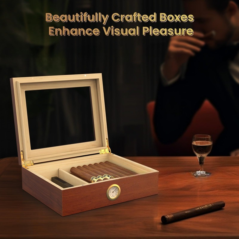 Cigar Humidor Box Cigar Case w - Men Accessories Gift Box avis et prix