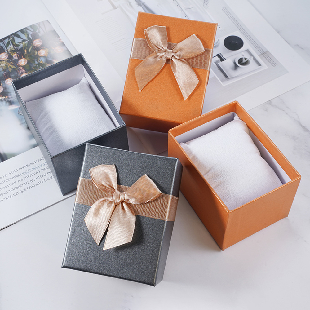 New Bowknot Watch Box with Pil - Men Accessories Gift Box avis et prix