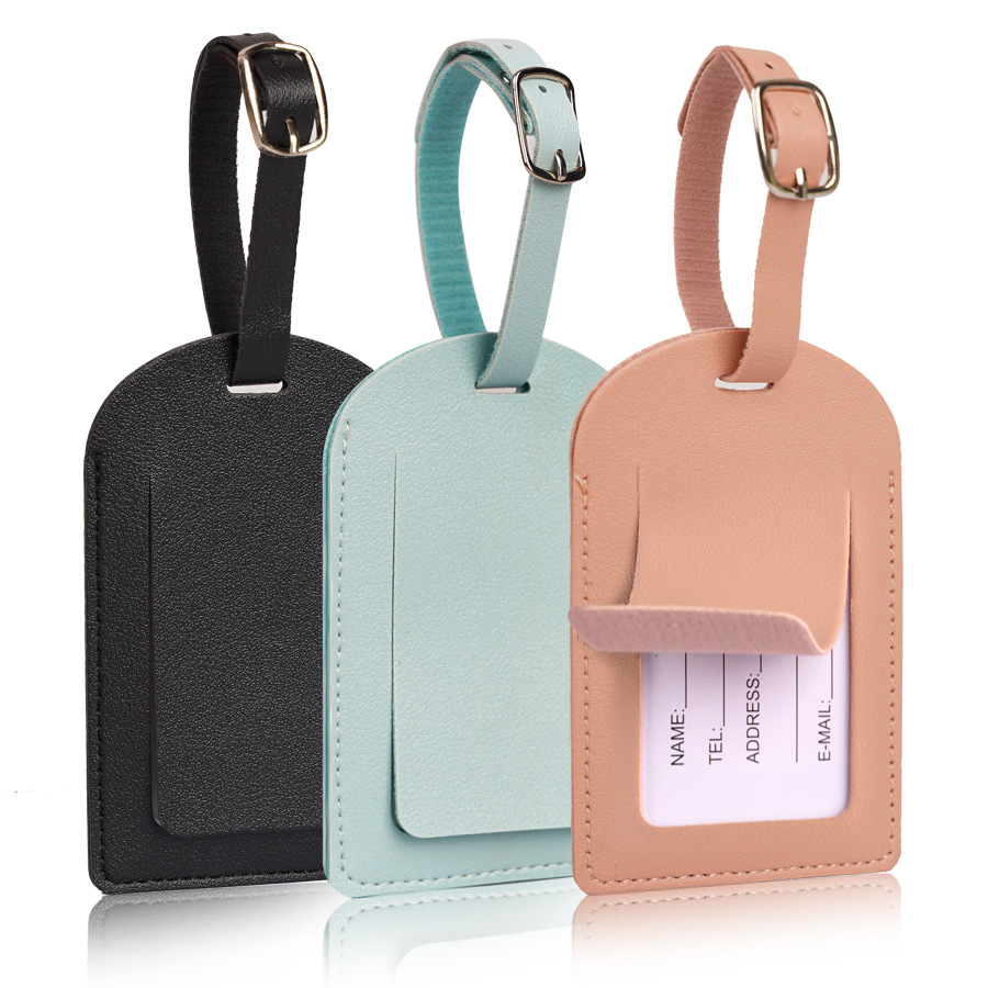 Women Men Luggage Tags PU Leat - Men Accessories Name avis et prix