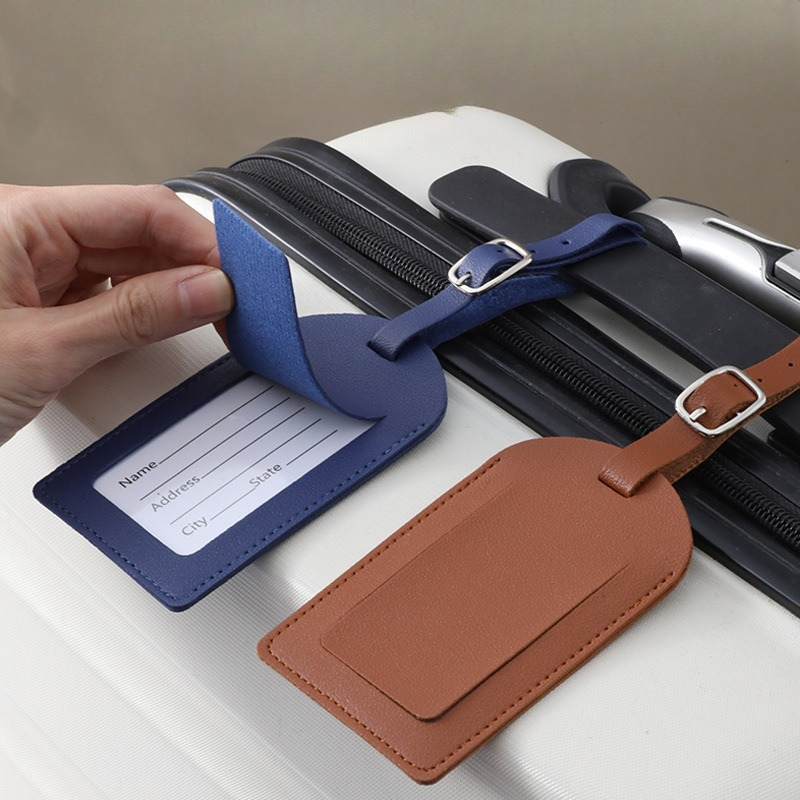 Women Men Luggage Tags PU Leat - Men Accessories Name avis et prix