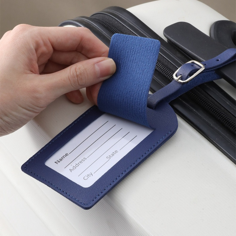 Women Men Luggage Tags PU Leat - Men Accessories Name avis et prix