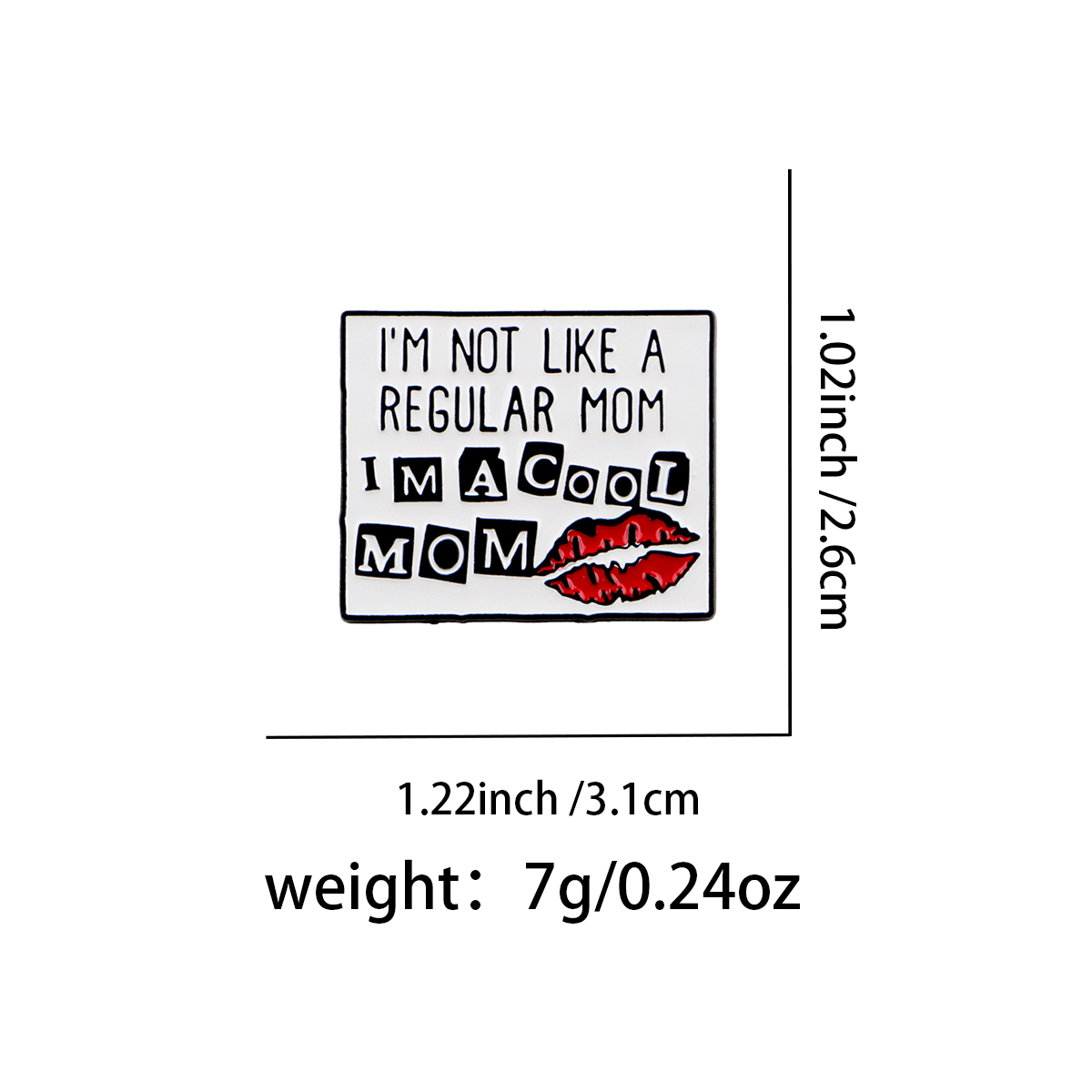 I AM NO MAN Quotes Lapel Pins  - Men'S Accessories Quotes avis et prix