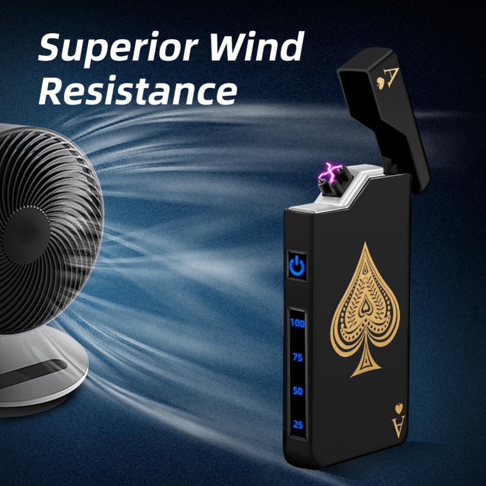 Dual Arc Plasma Lighter, Recha - Lighter Windproof avis et prix