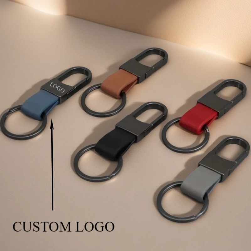 Fashion Leather Keychains Cust - Men Accessories Name avis et prix