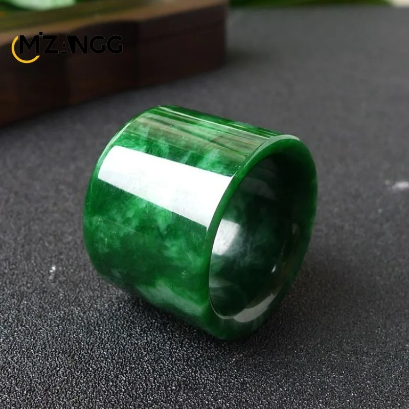 Natural Myanmar Jadeite Ring C - Men Accessories For Wedding avis et prix