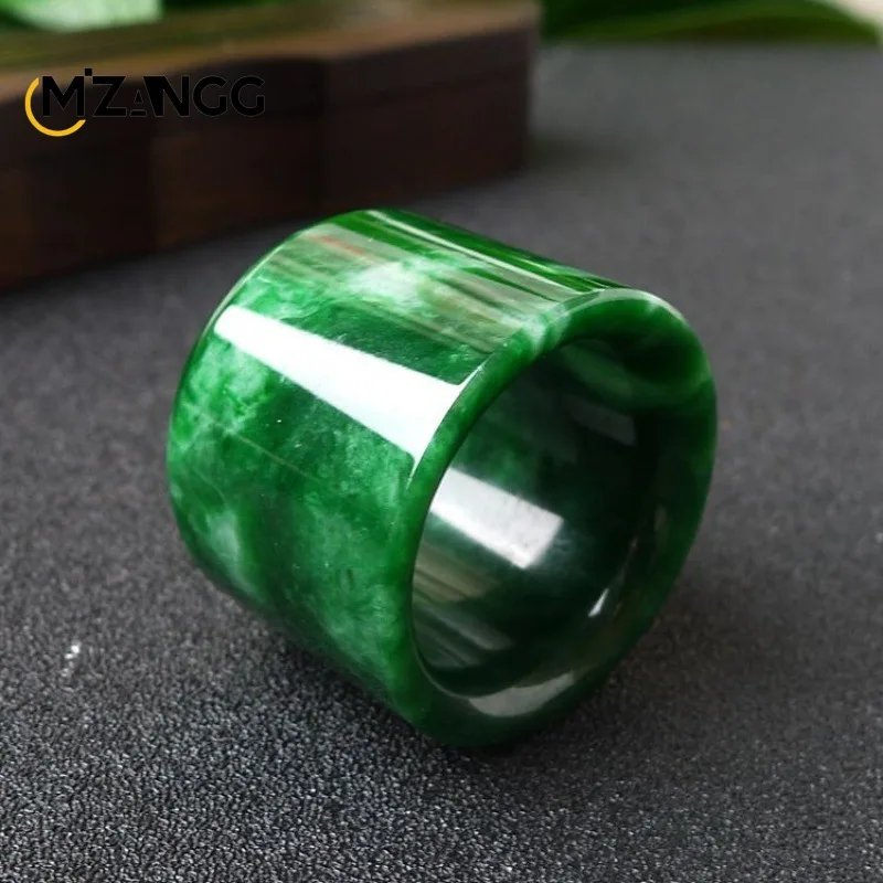 Natural Myanmar Jadeite Ring C - Men Accessories For Wedding avis et prix