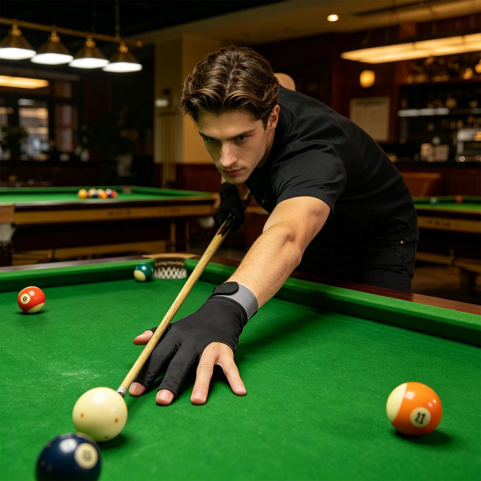 Pool Glove Left Hand 3-Finger  - Men Accessories For Hand avis et prix