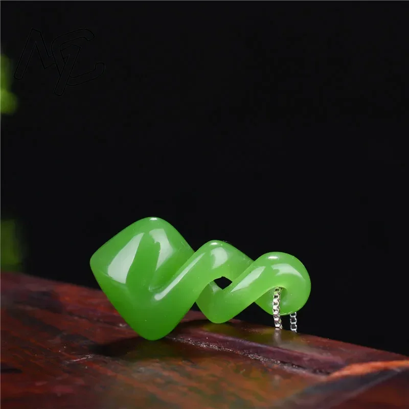 Natural Hetian Jade Green Colo - Men Accessories For Hand avis et prix