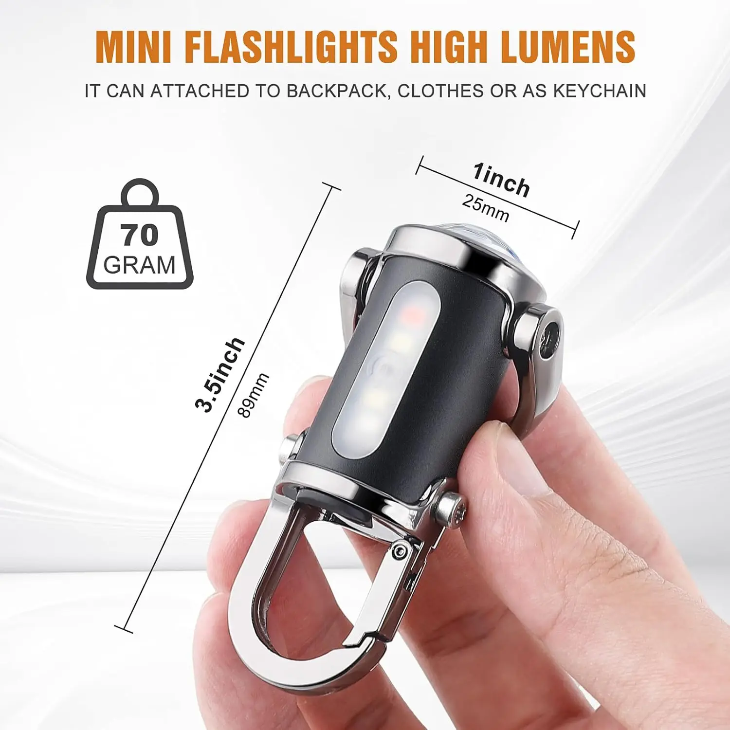 Mini Keychain Flashlight Recha - Men Keychain Accessories avis et prix