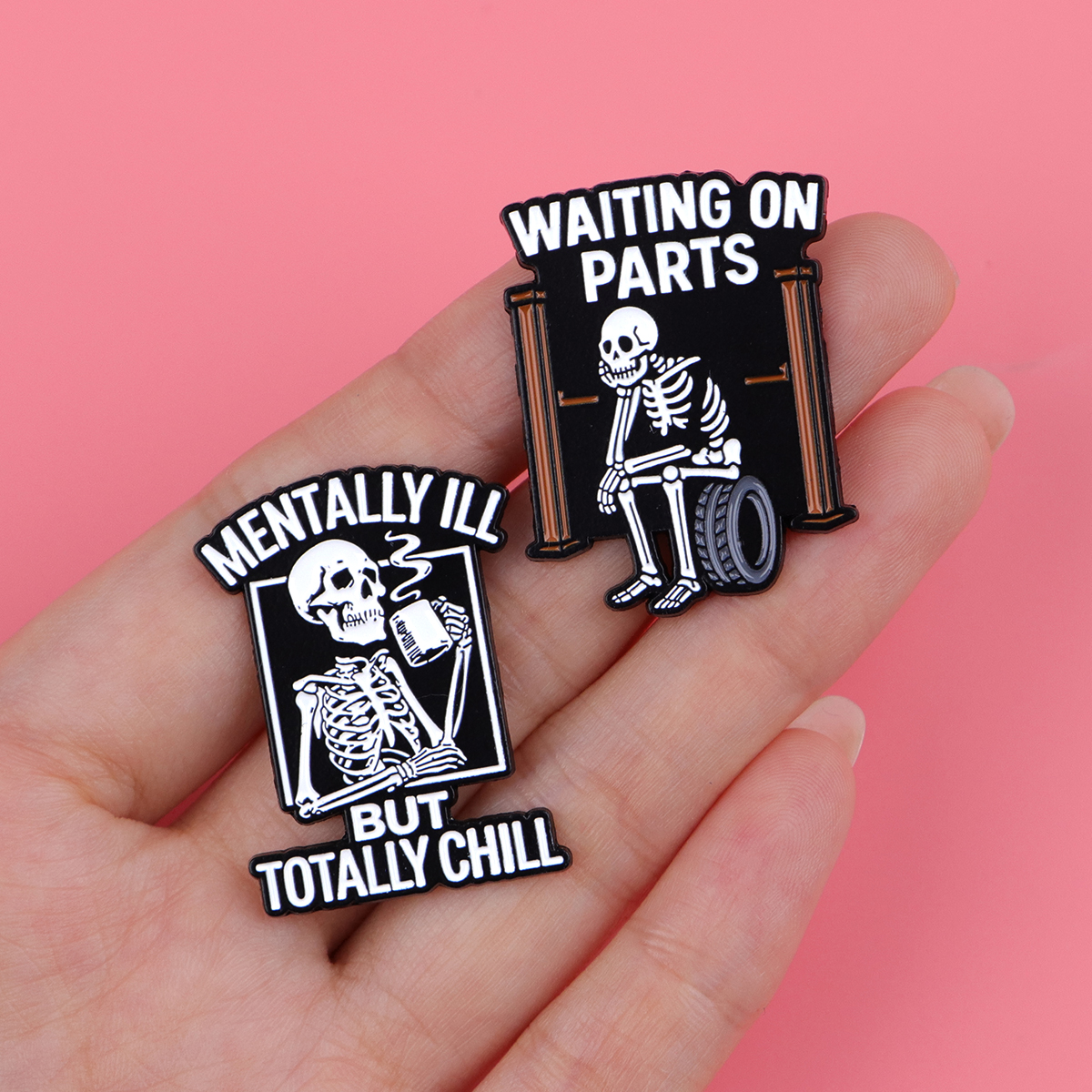 Memento Mori Quotes Brooches f - Men'S Accessories Quotes avis et prix