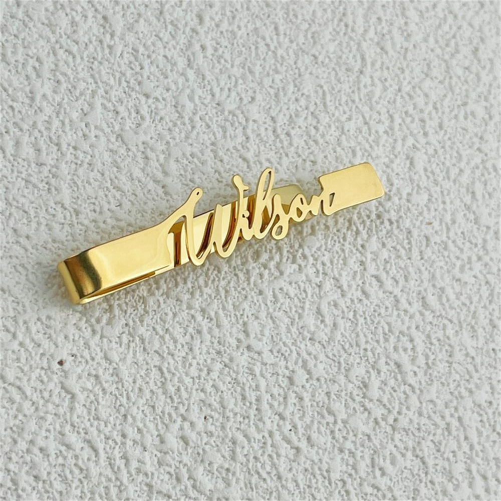 Personalized Tie Clip Custom N - Men Accessories Name avis et prix