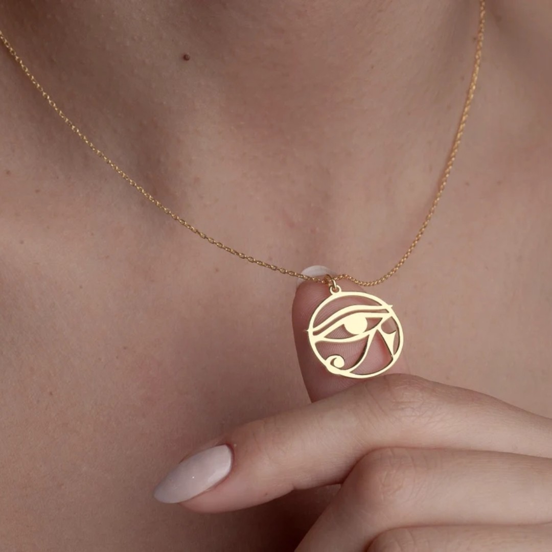 Retro Egypt Eye of Ra Pendant  - Men'S Accessories Jewelry Egypt avis et prix
