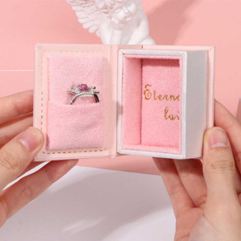 Mini Clamshell Book Ring Box f - Men Accessories Gift Box avis et prix