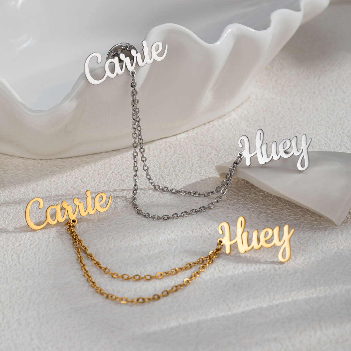 Fashion 2 Names DIY Customized - Men Accessories Name avis et prix