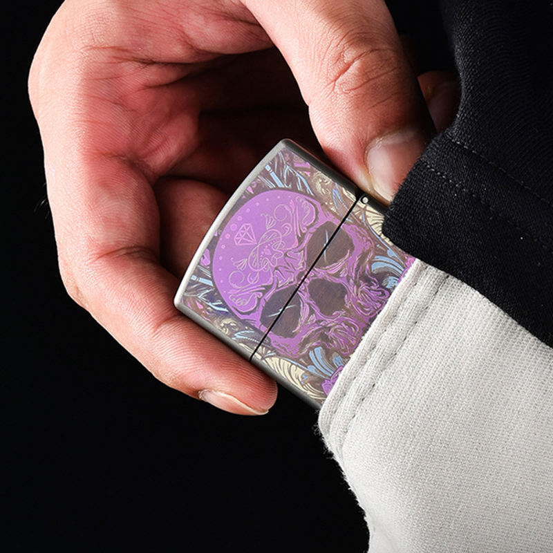 Pink Skull Titanium Alloy Ligh - Lighter Windproof avis et prix