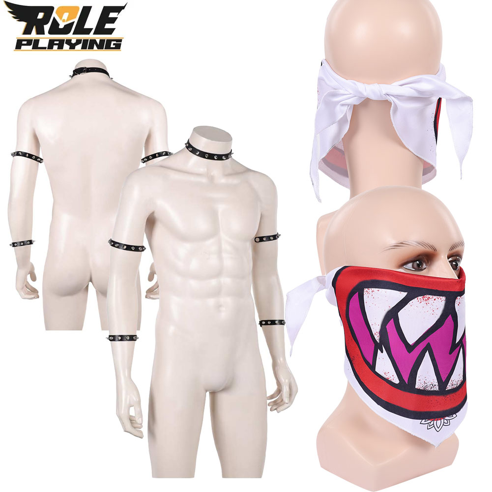Bowser Jr Cosplay Scarf Mask B - Men Accessories Bracelet avis et prix