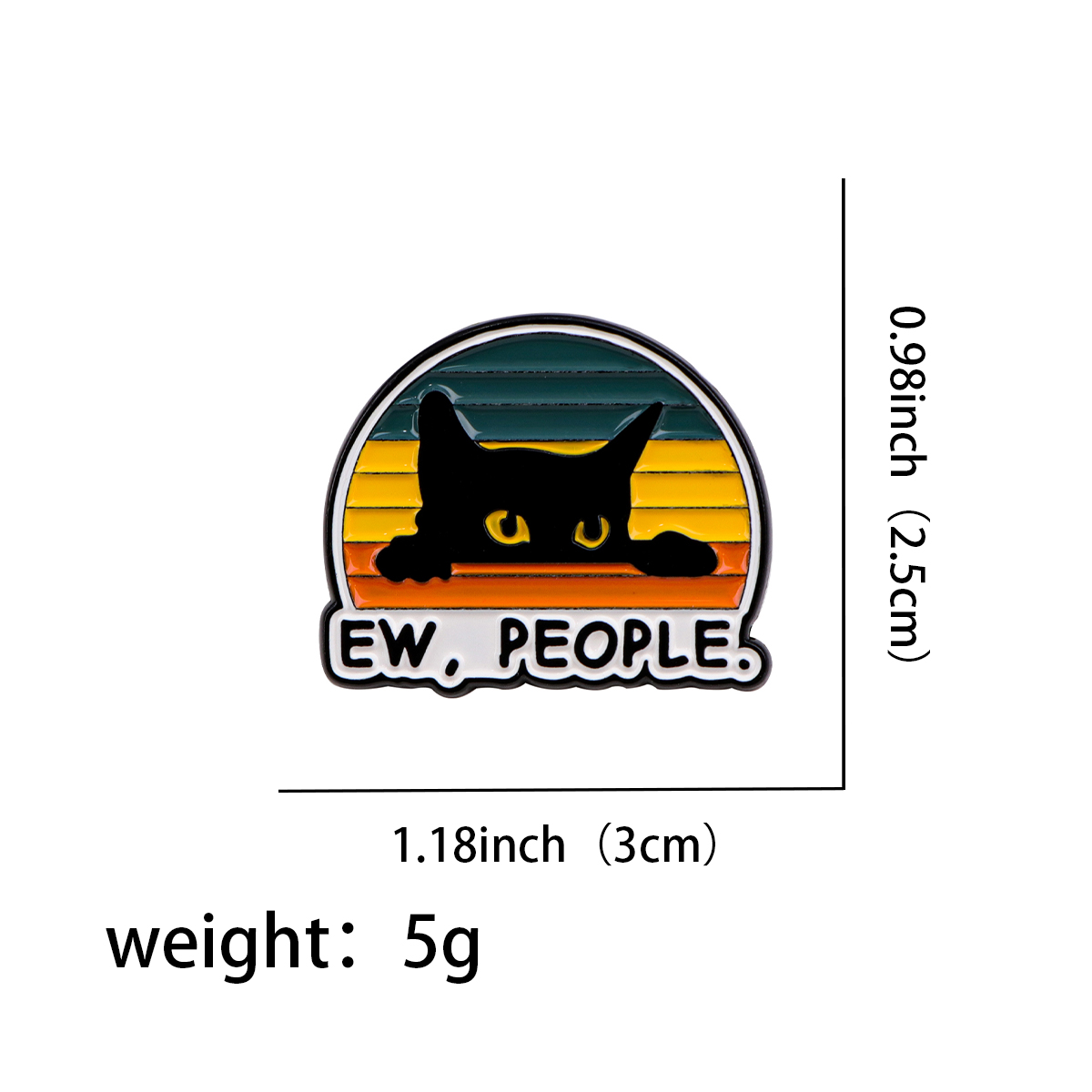 EW PEOPLE Enamel Pin Funny Sar - Men'S Accessories Quotes avis et prix