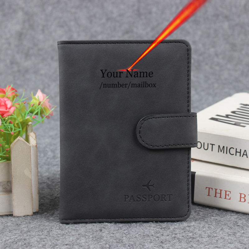 Magnetic Button Passport Cover - Men Accessories Name avis et prix