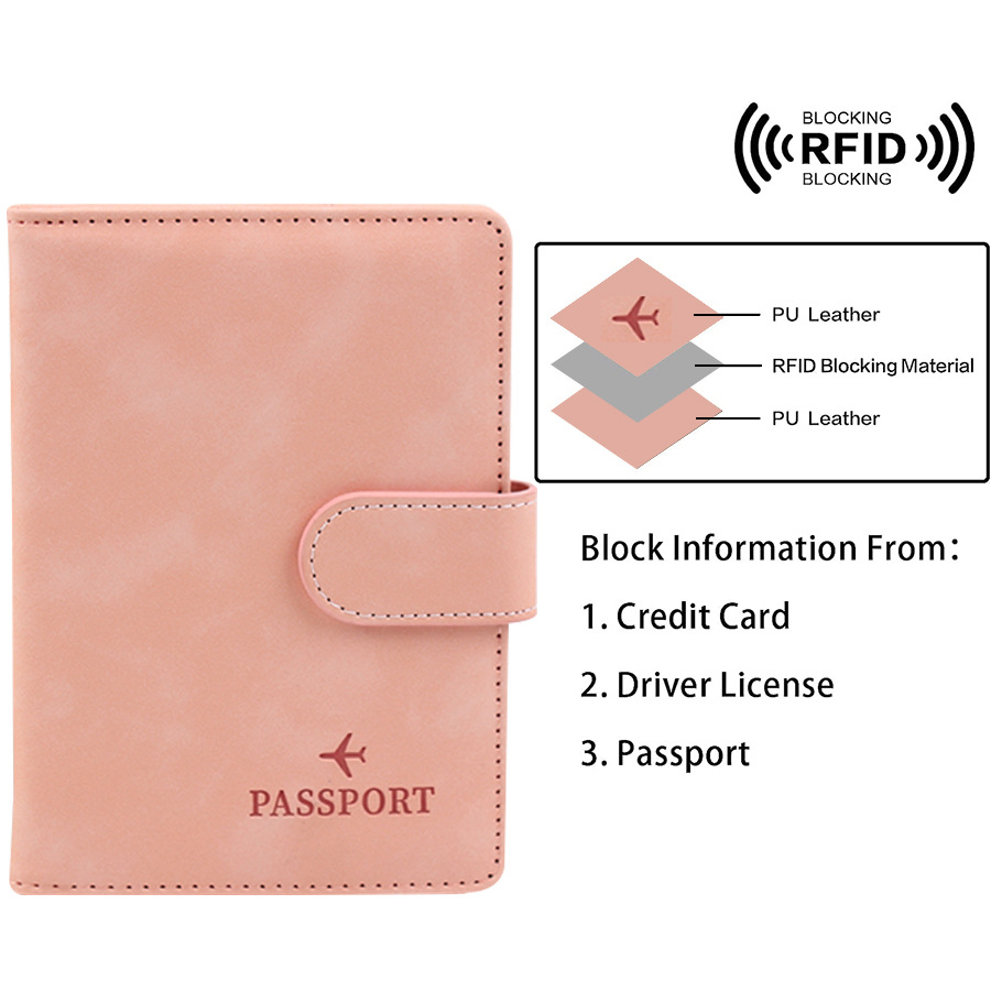 Magnetic Button Passport Cover - Men Accessories Name avis et prix