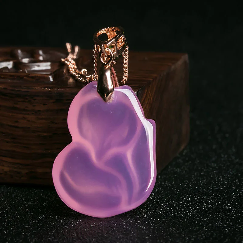 Natural Purple Agate Fox Penda - Men Accessories For Hand avis et prix