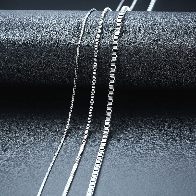 Mens Thin Box Chain Necklace,1 - Men Accessories Gift Box avis et prix