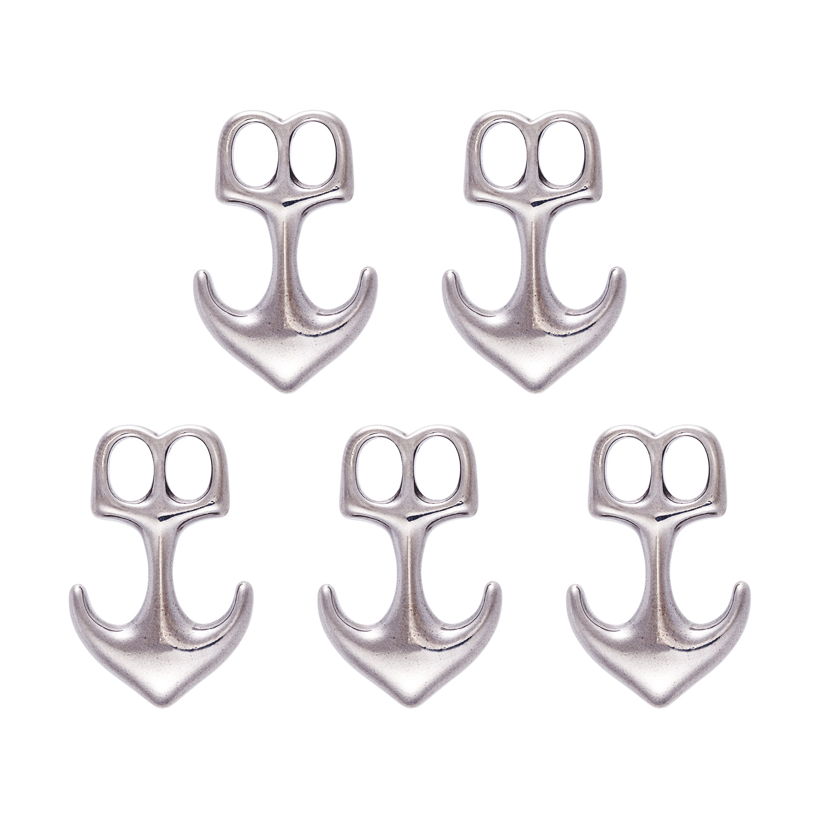 5pcs Anchor Hook Clasps 304 St - Men'S Accessories Jewelry Bracelet avis et prix