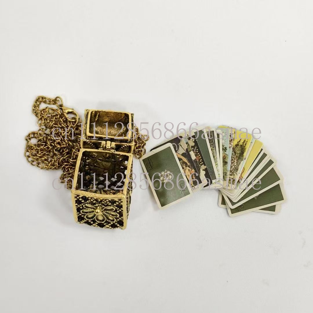 Vintage Alloy Tarot Card Penda - Men Accessories Pendant avis et prix
