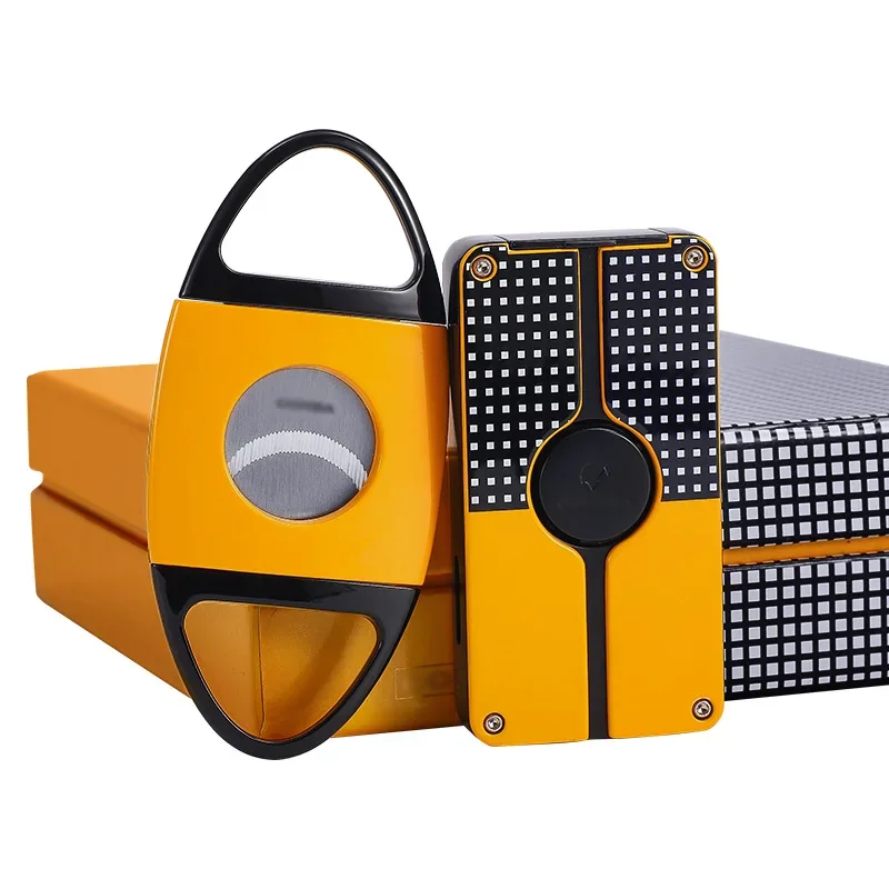 NEW Double-Bladed Straight Pun - Cigar Cutter Set avis et prix