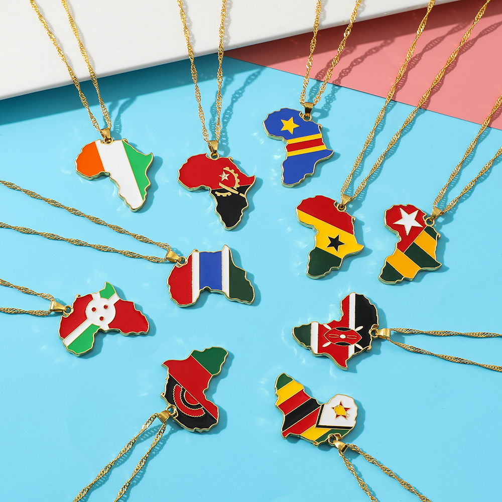 Trendy Creative World Maps Nec - Men Accessories Pendant avis et prix