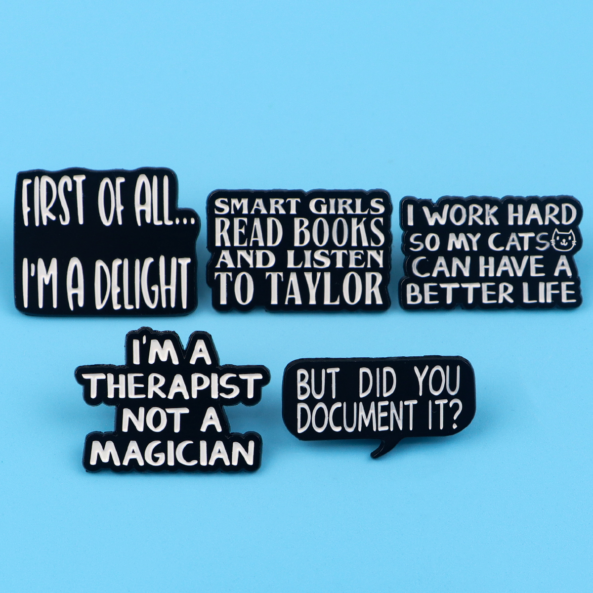 Satirical Quotes Enamel Pin Ba - Men'S Accessories Quotes avis et prix
