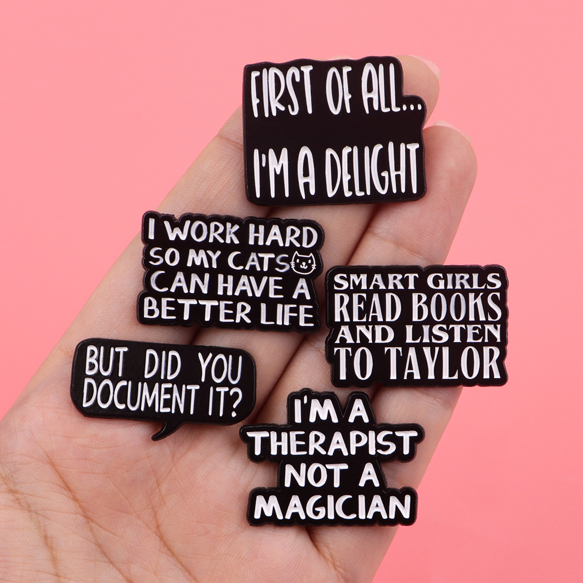 Satirical Quotes Enamel Pin Ba - Men'S Accessories Quotes avis et prix