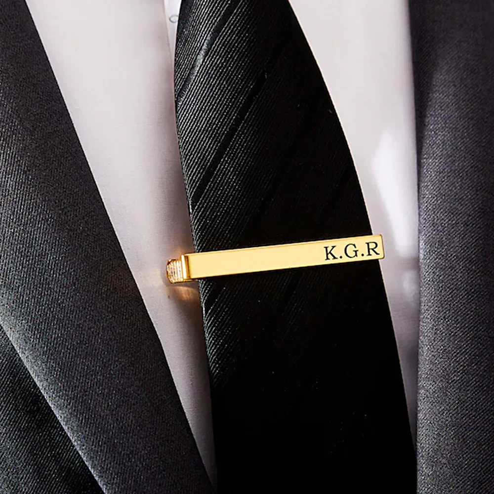 New Custom Carved Name Tie Cli - Men Accessories Name avis et prix