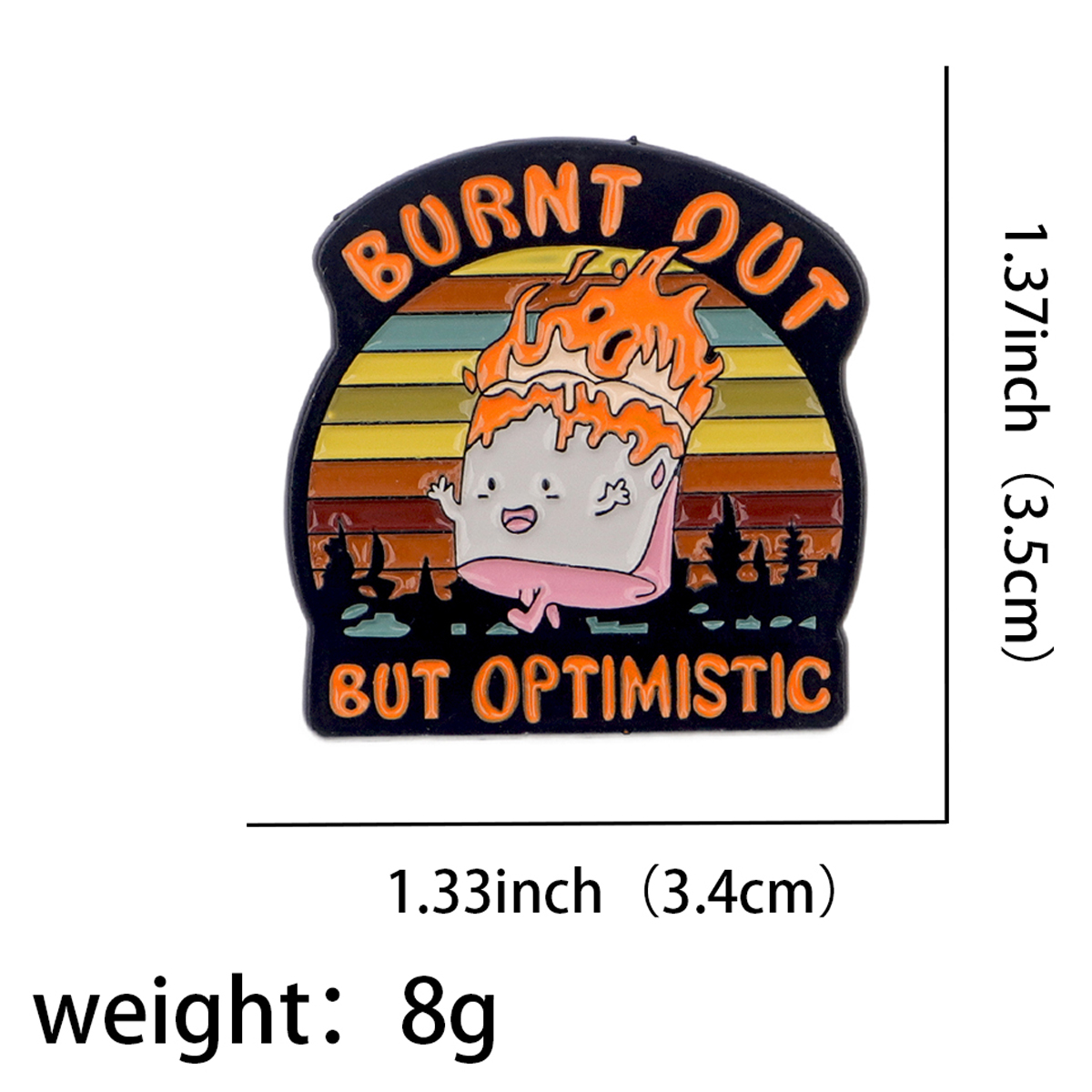 Fire Badges Enamel Pin Brooche - Men'S Accessories Quotes avis et prix