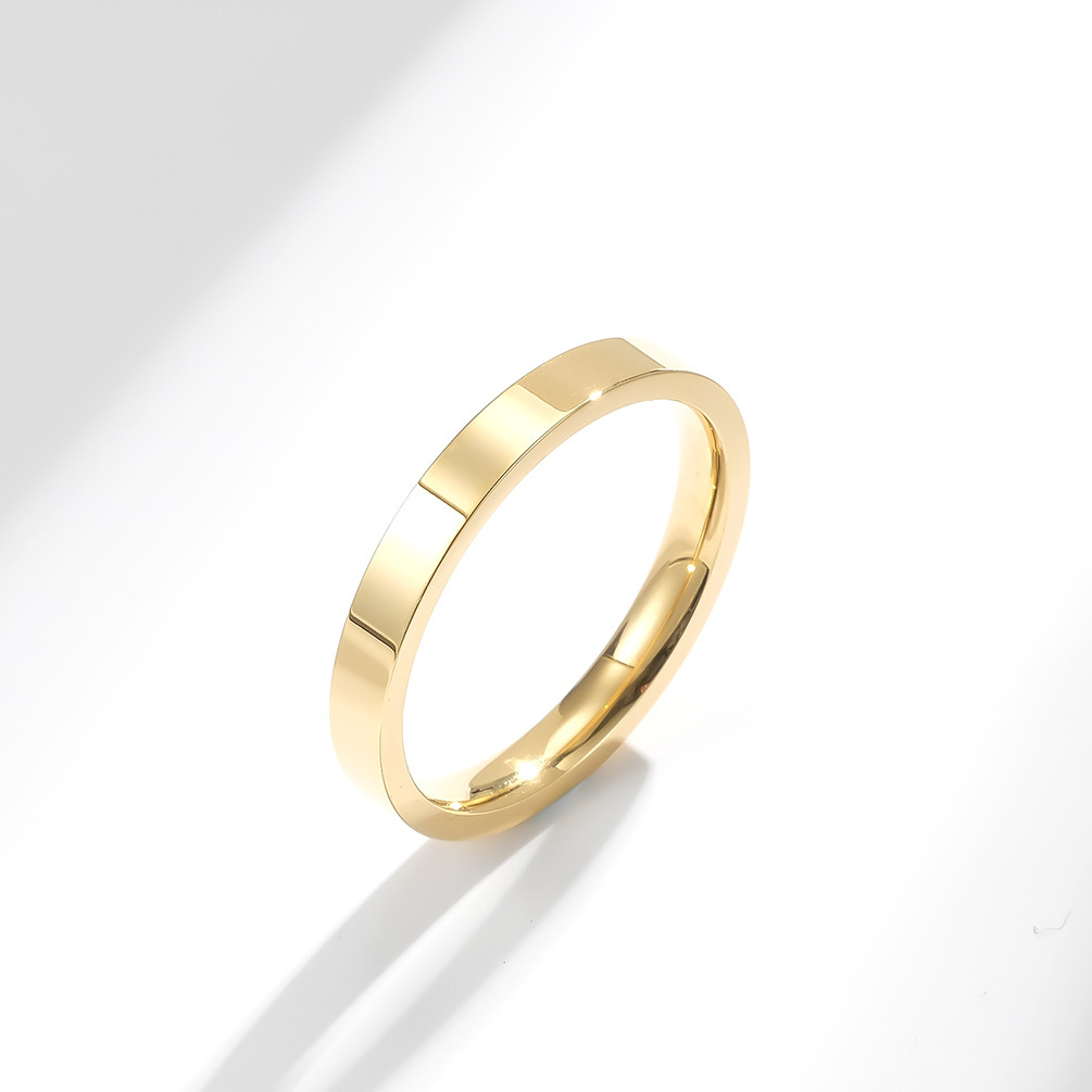 3MM Classic Simple 316L Stainl - Men Accessories Name avis et prix