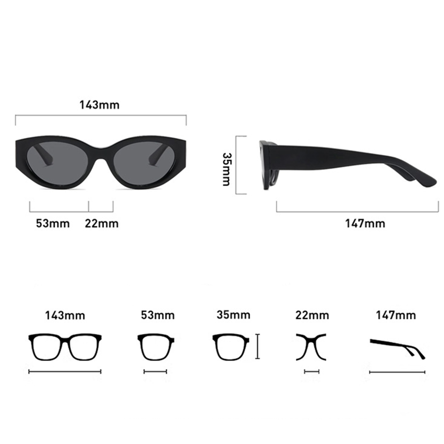 Women Men Classic Cat-Eye Pola - Men'S Accessories Designer avis et prix