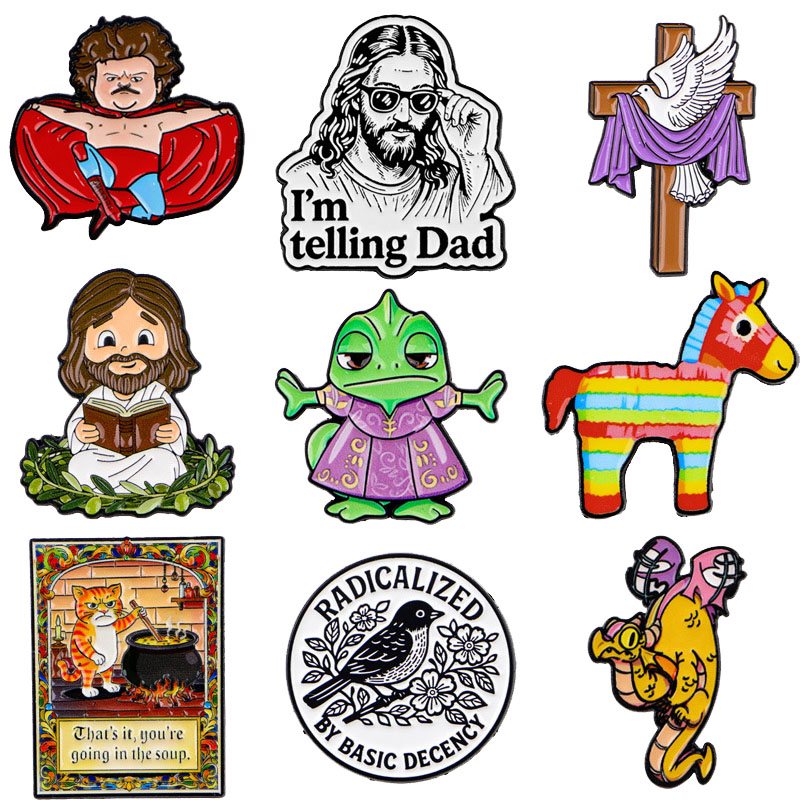 Enamel Pins Animal English Quo - Men'S Accessories Quotes avis et prix