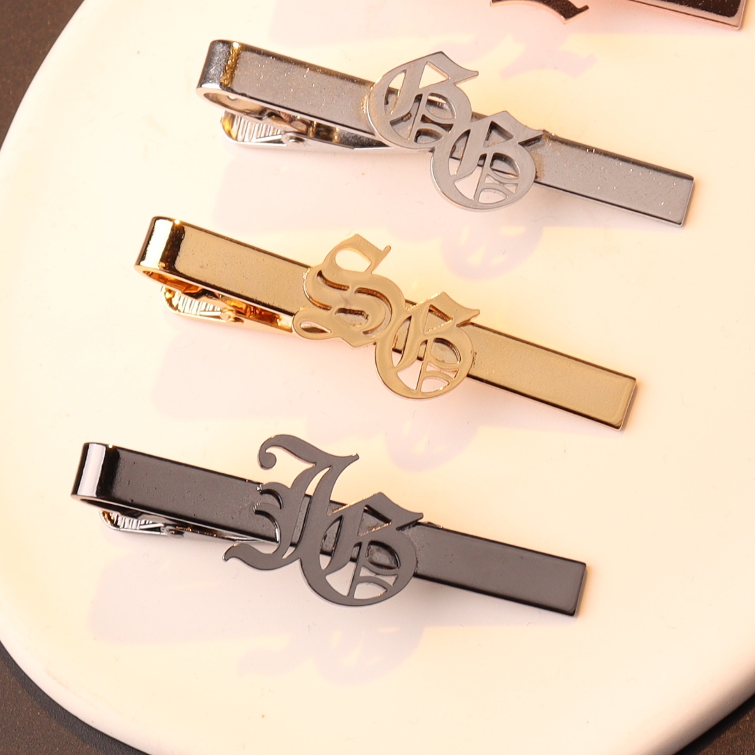 Custom Name Initials Tie Clip  - Men Accessories Name avis et prix