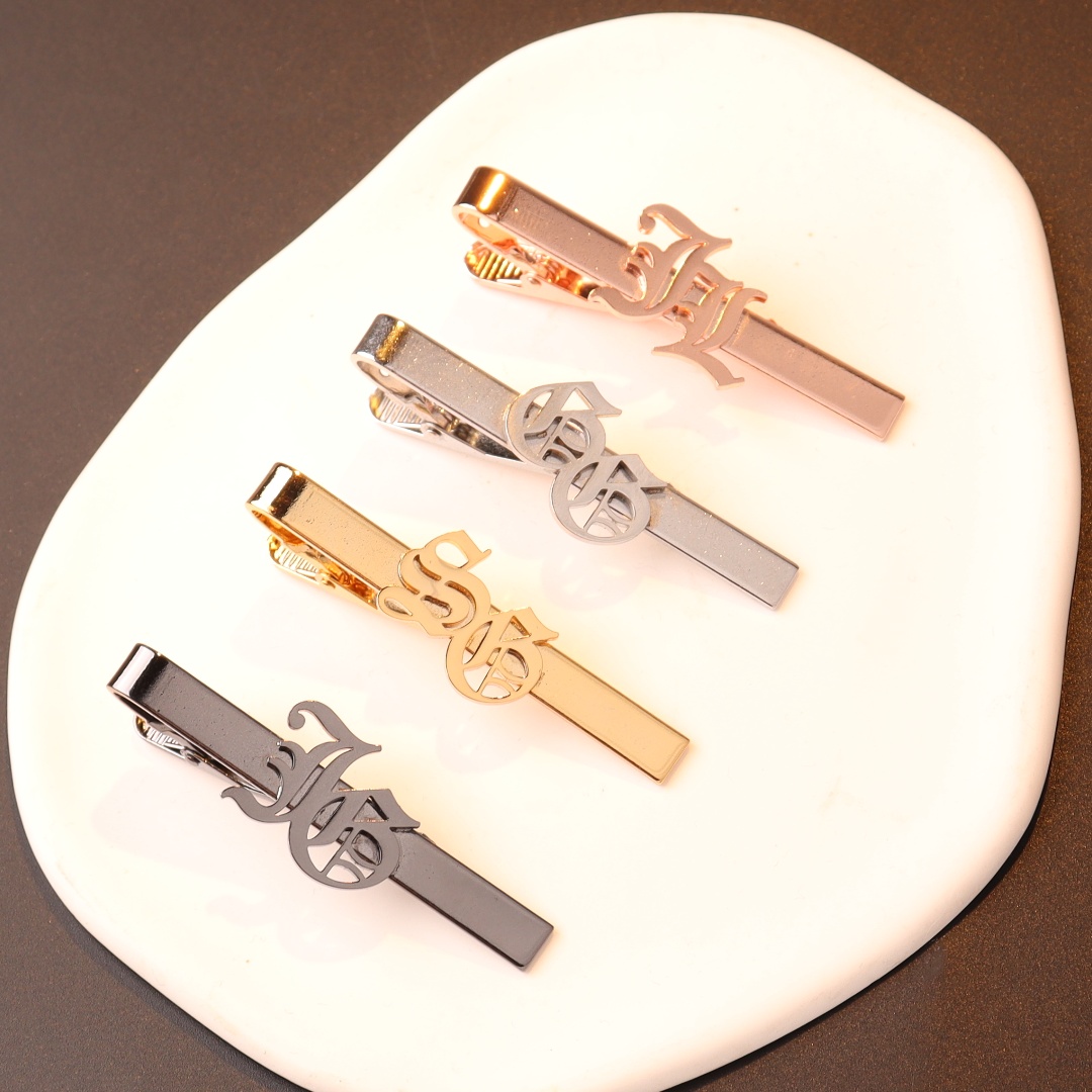 Custom Name Initials Tie Clip  - Men Accessories Name avis et prix