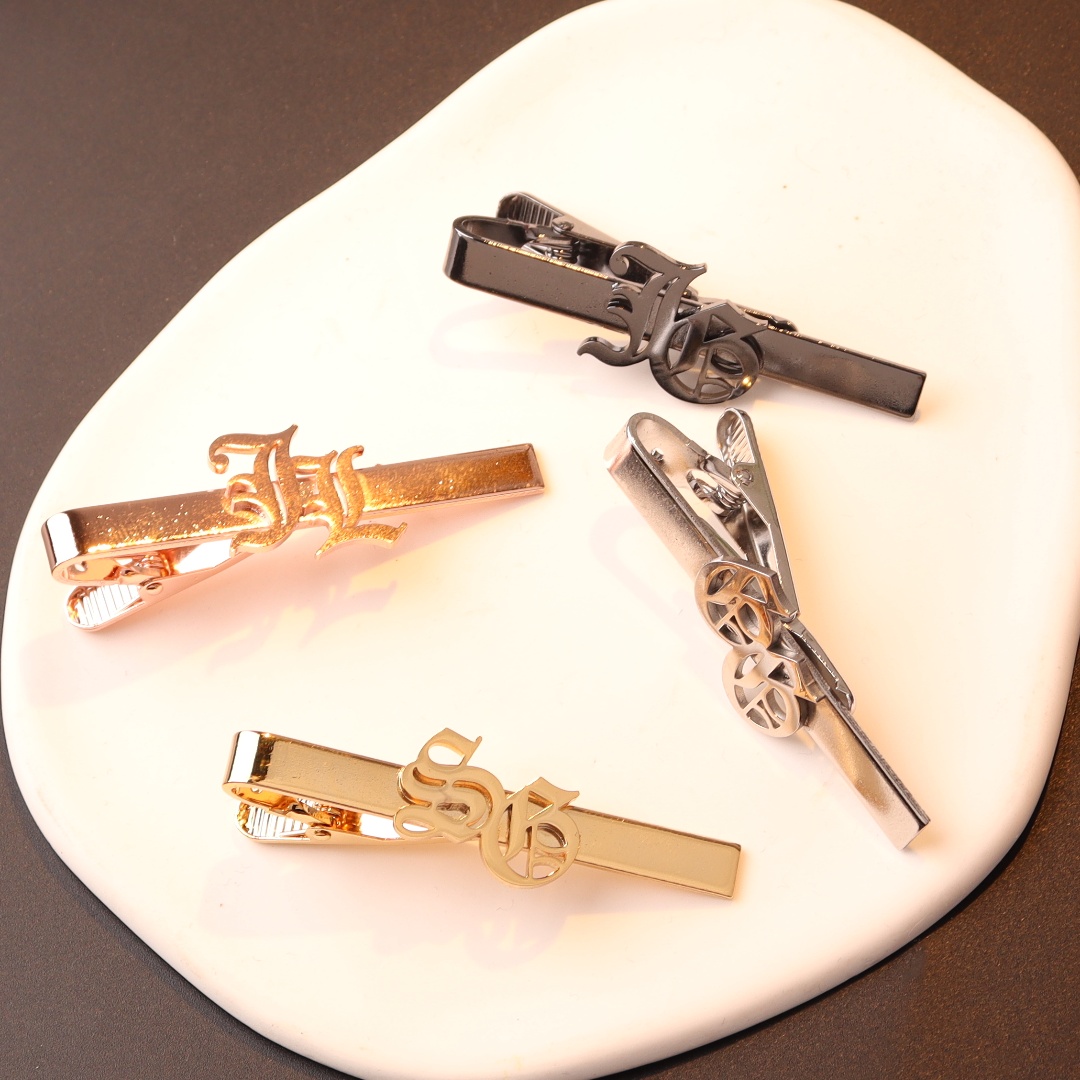Custom Name Initials Tie Clip  - Men Accessories Name avis et prix